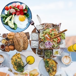 Mediterranean Diet Breakfast Meal