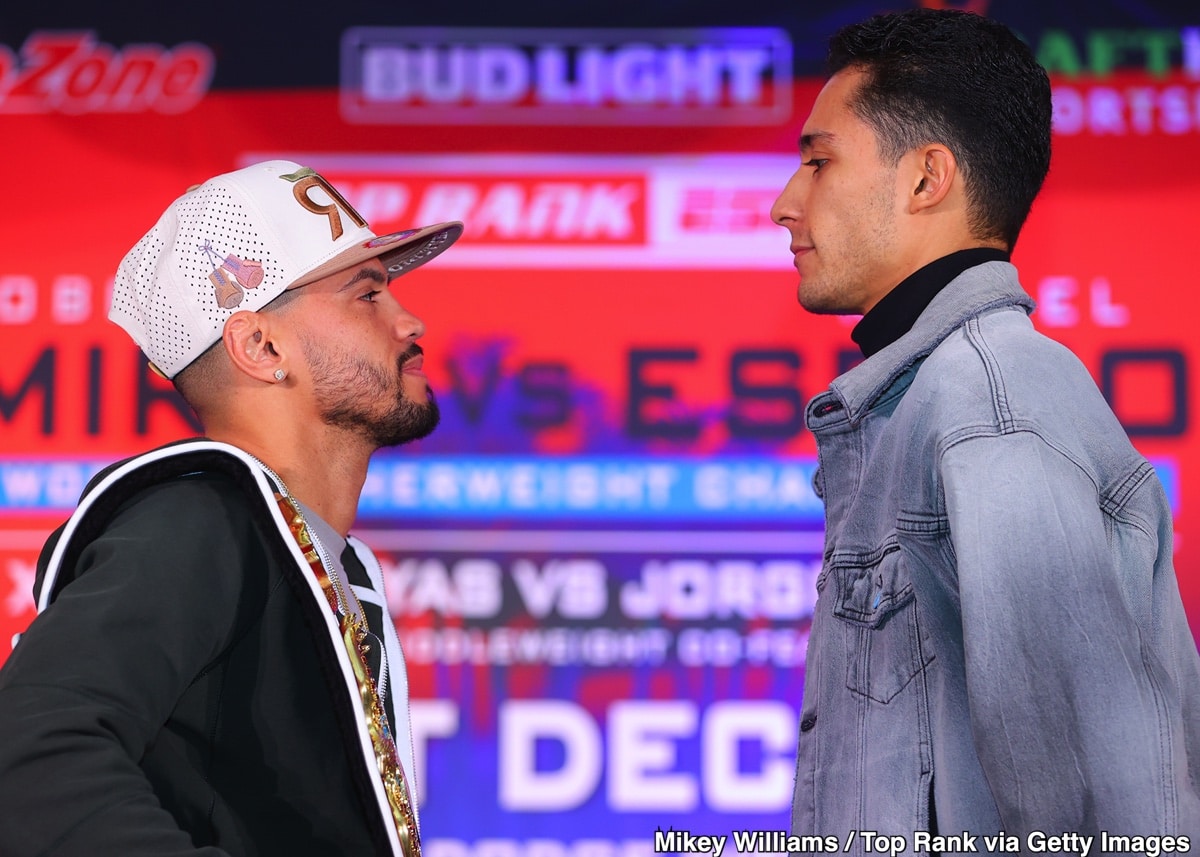 Robeisy Ramirez vs Rafael Espinoza faceoffBoxing Photos